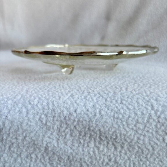 Silver City Flanders Poppy Sterling Silver on Clear Glass Footed Dish - Picture 7 of 12